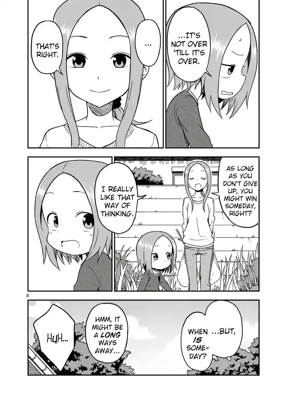 Karakai Jouzu no (Moto) Takagi-san Chapter 77 8